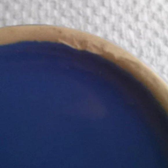Glossy Ceramic Coffee Mug, Polka Dot, Blue & White - Picture 5 of 14